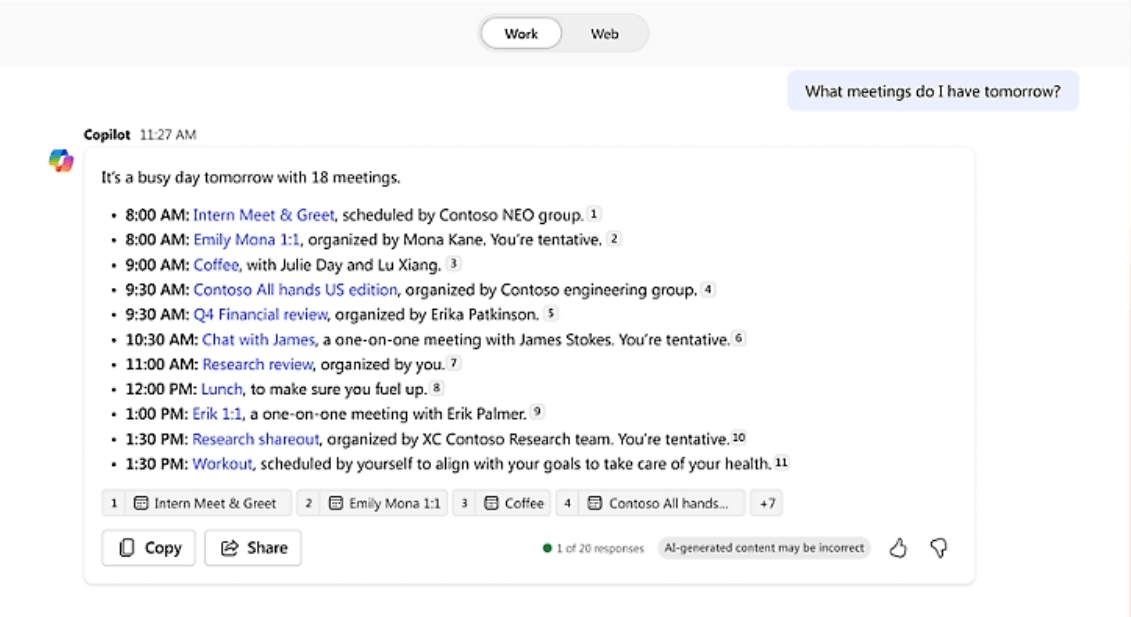 Personal AI assistant in Microsoft Copilot: Glean vs Microsoft Copilot