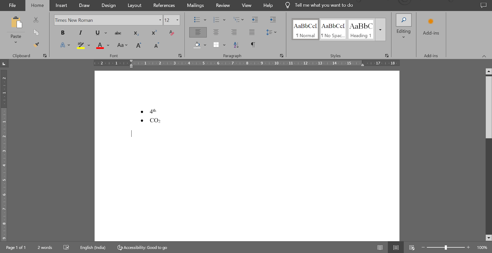 How to Add a Superscript or Subscript in Word | ClickUp