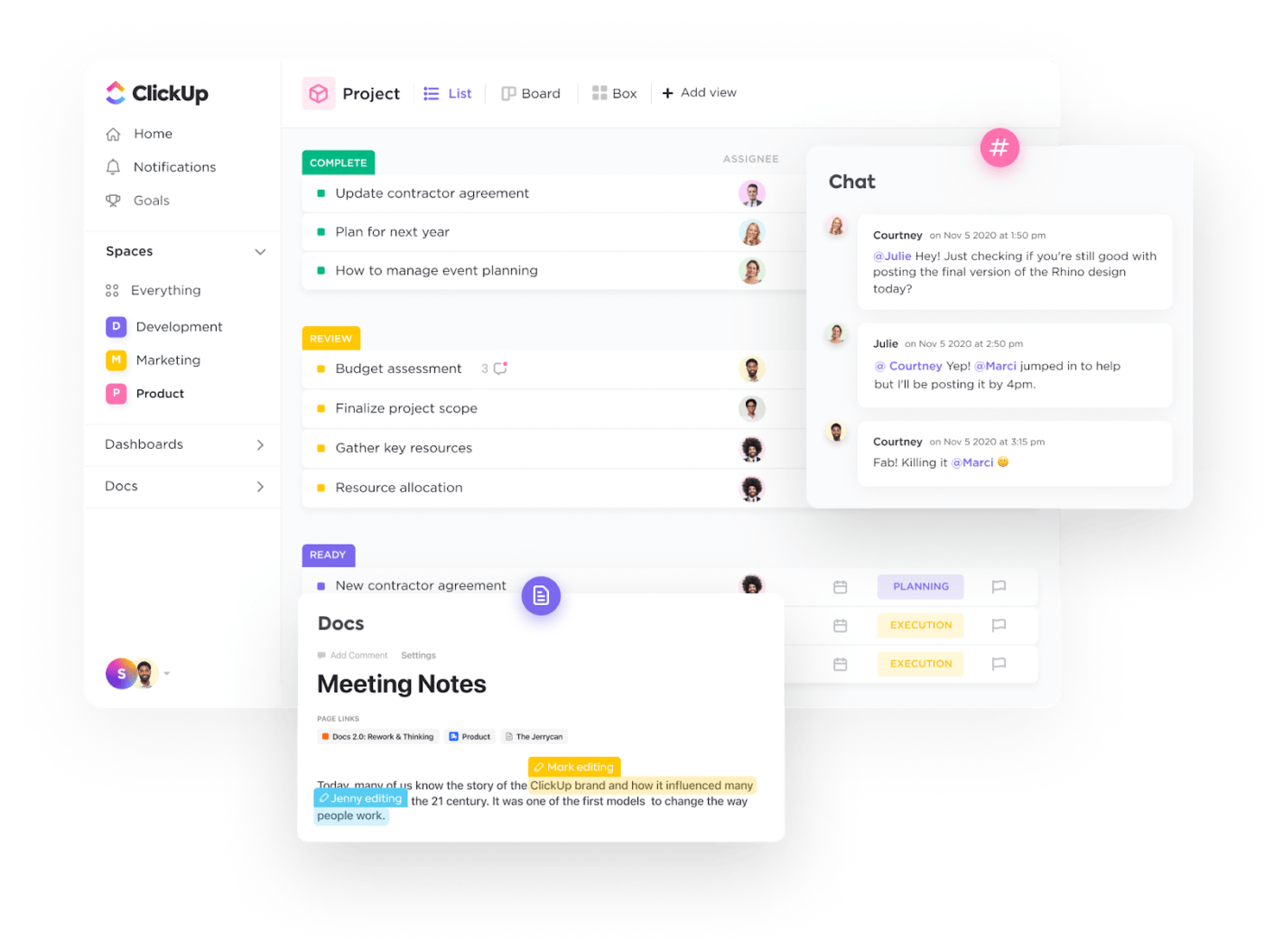 ClickUp Dashboard: Microsoft Bookings Vs Calendly