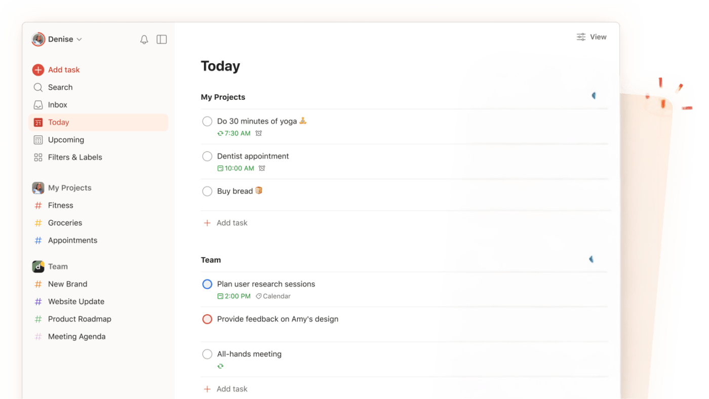 Todoist: executive productivity tools