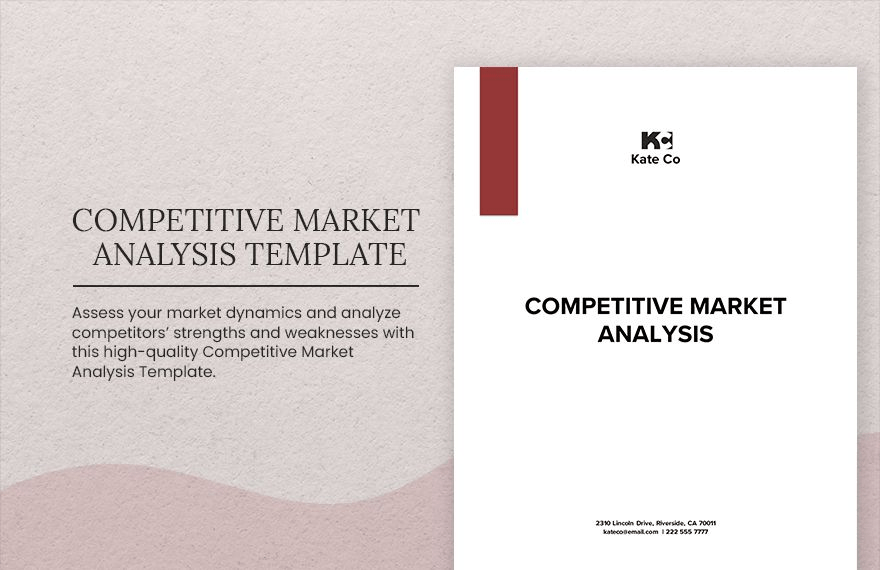 Competitive Market Analysis Template 