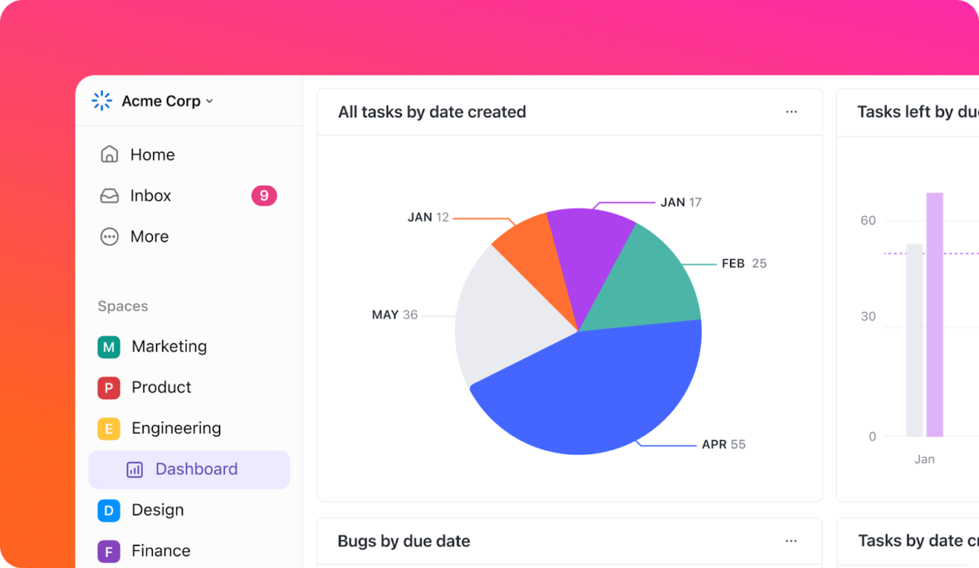 ClickUp Dashboard