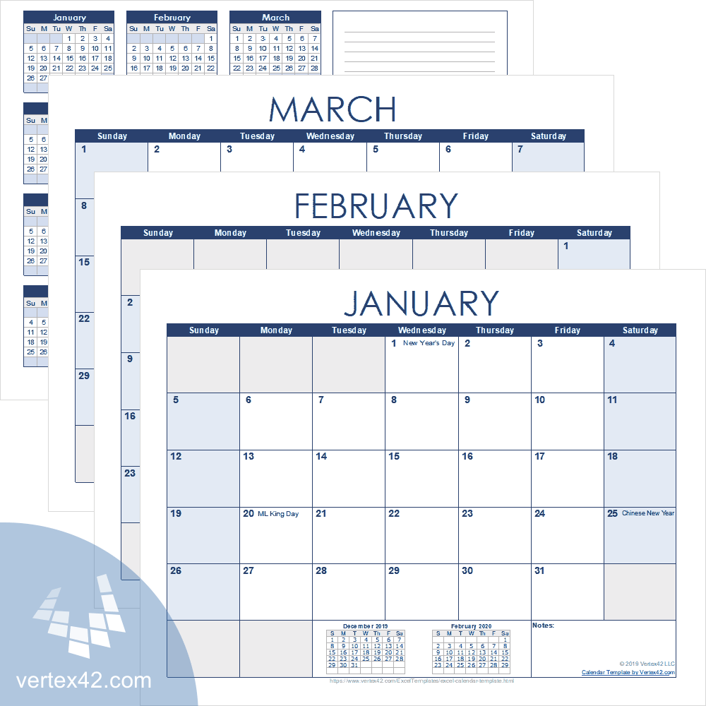 Excel Content Calendar Template