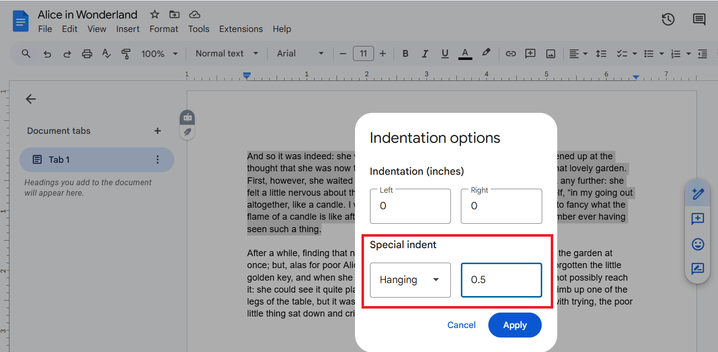 How to Do a Hanging Indent on Google Docs | ClickUp