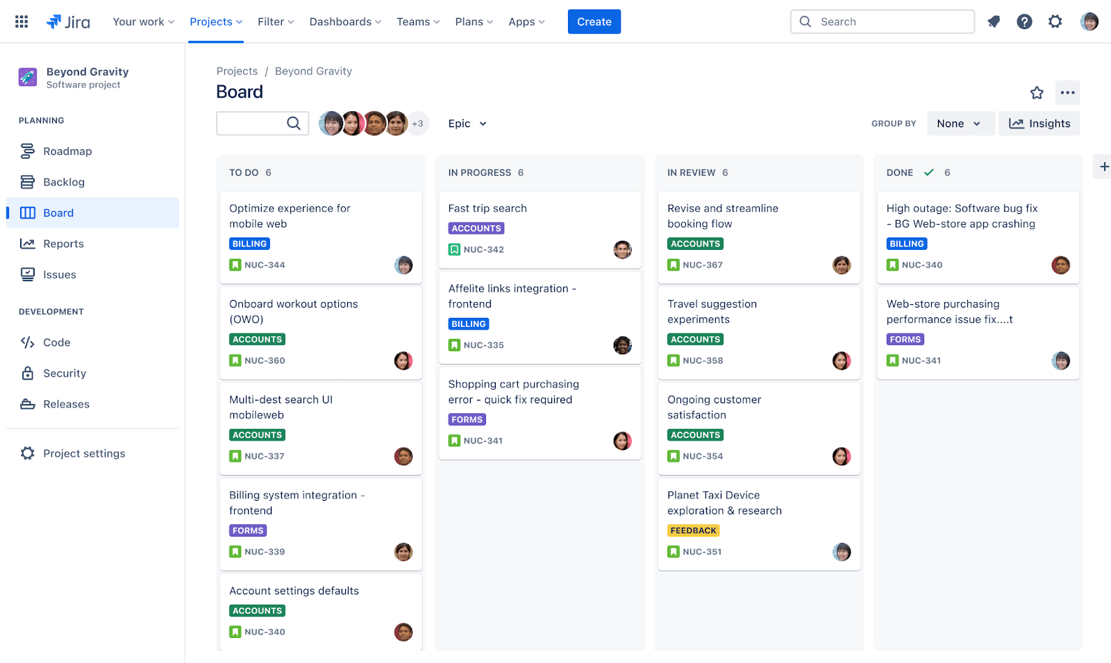 Jira for collaborative project management