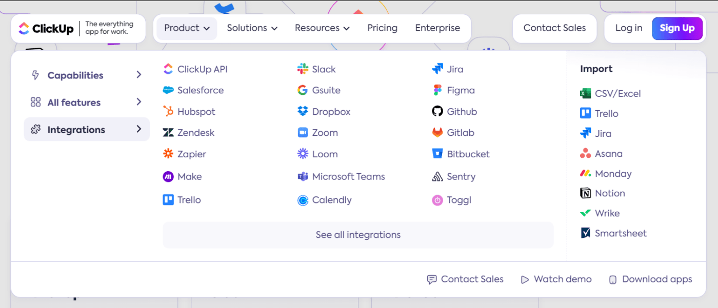 ClickUp Integrations: will ai replace project managers