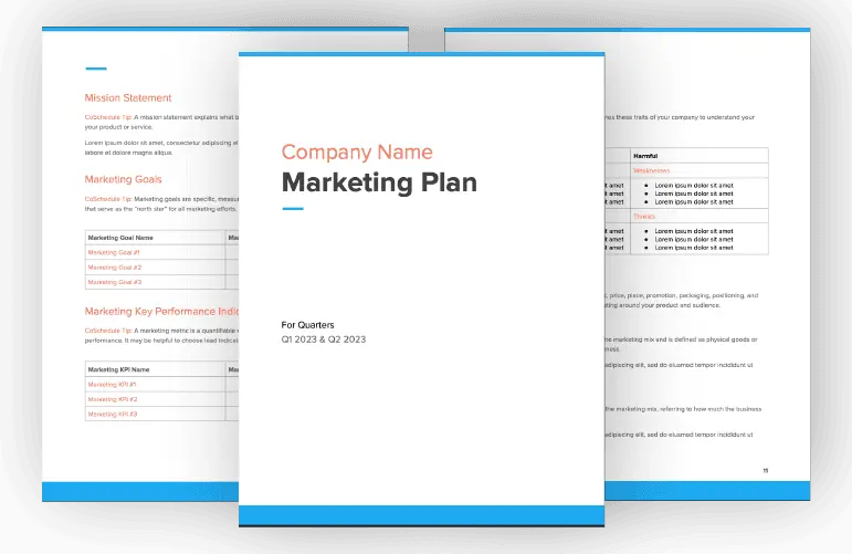 Marketing Plan Template: marketing plan template google docs