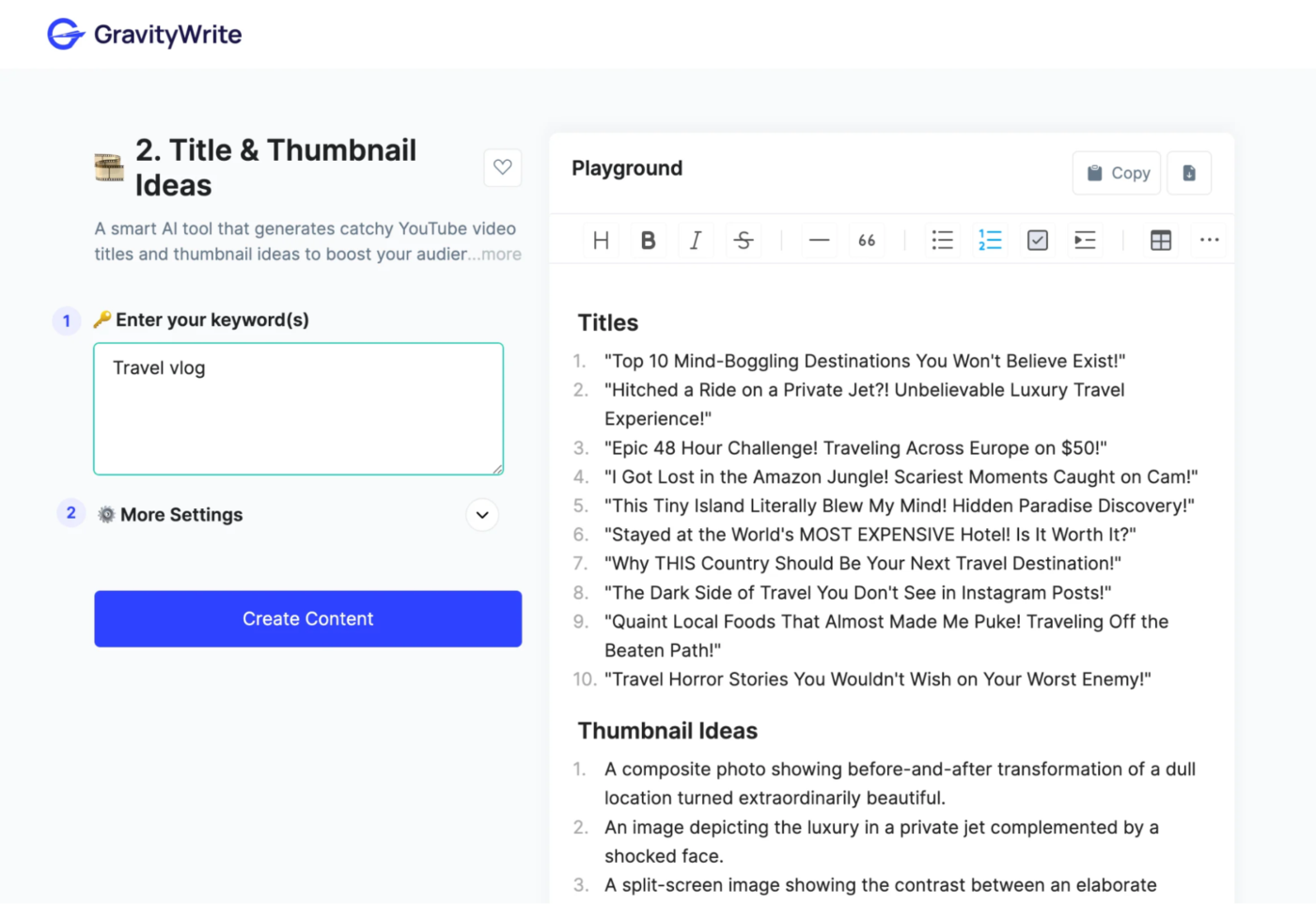 GravityWrite case study generator