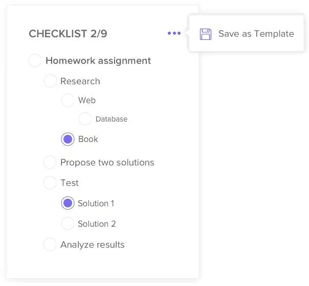 ClickUp Checklisten-Vorlagen