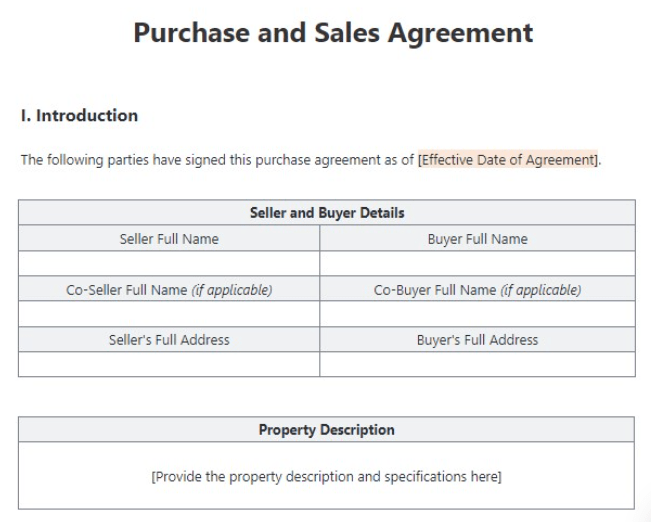 7. ClickUp Purchase and Sales Agreement Template purchase order template excel