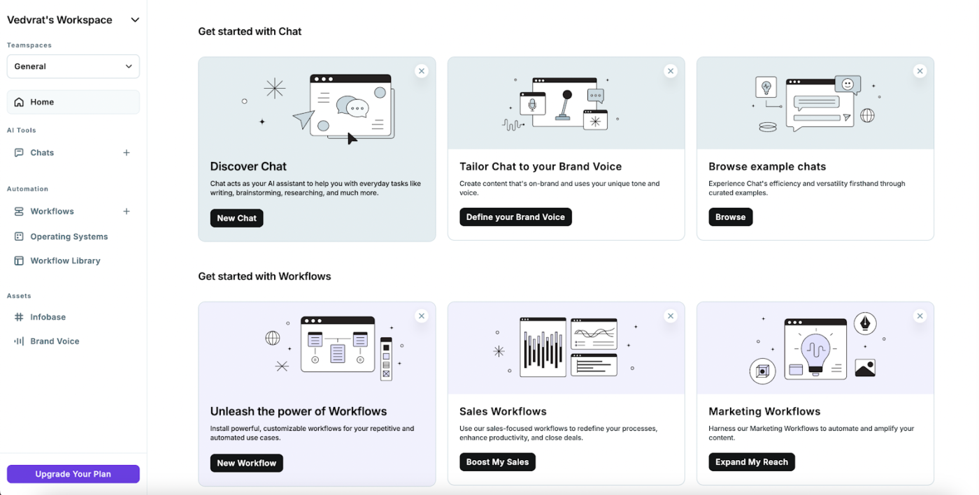 Copy.ai mission statement generator