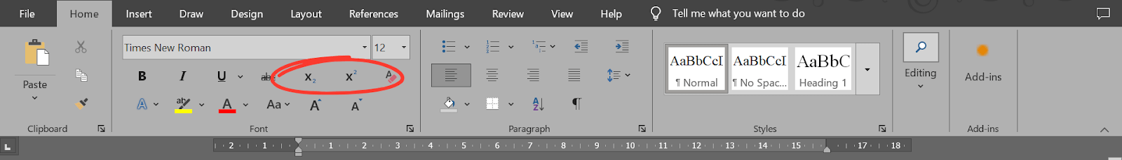 How to Add a Superscript or Subscript in Word | ClickUp
