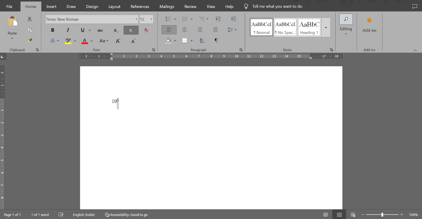 How to do superscript in Word is simple