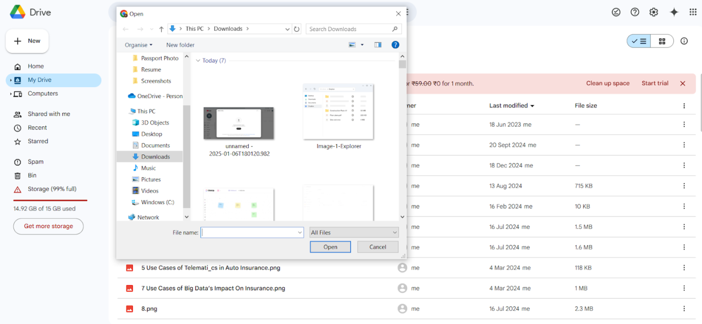 Google Drive: How to Share a Screen Recording