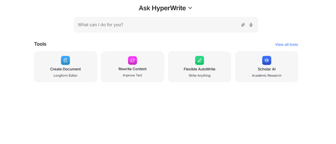 HyperWrite: Get original text and social media content generated with this tool