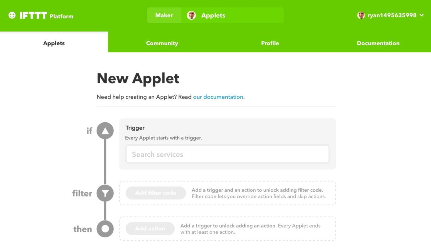 IFTTT : task automation software