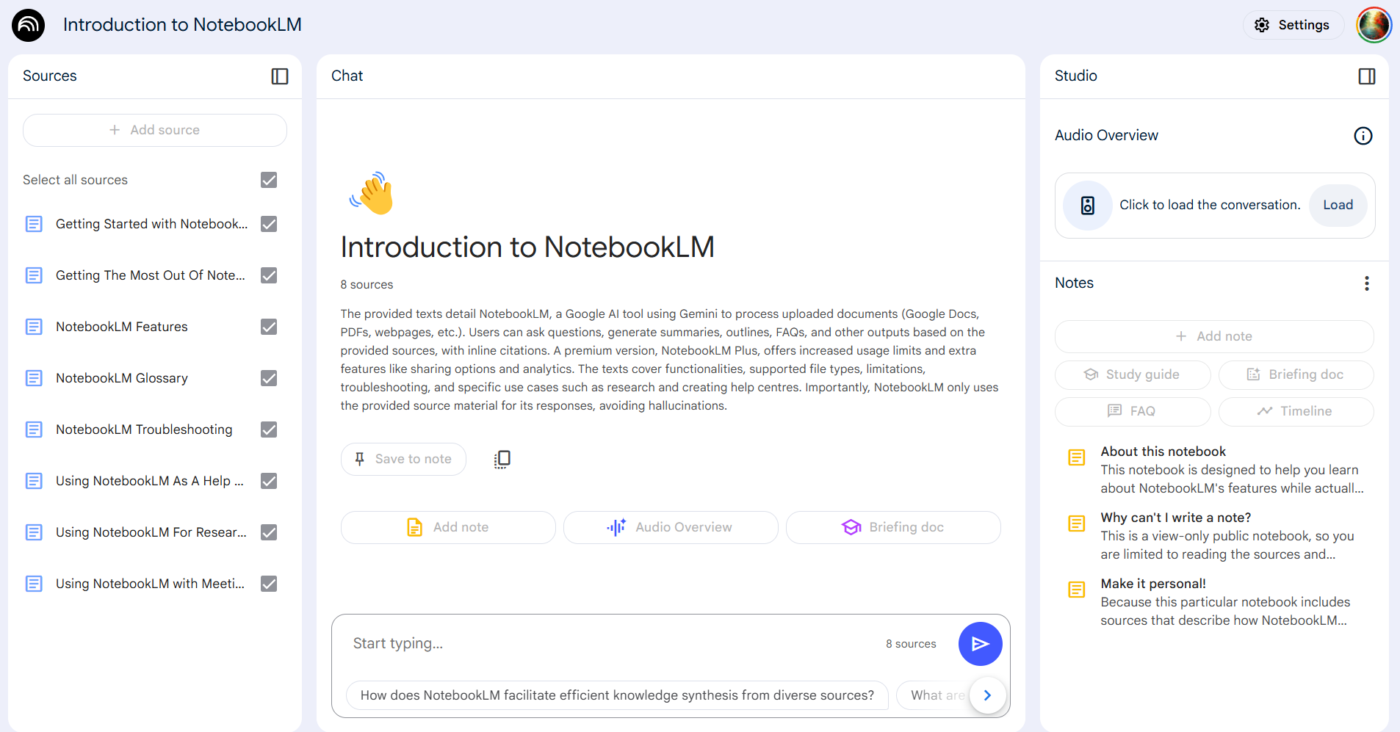 NotebookLM Dashboard