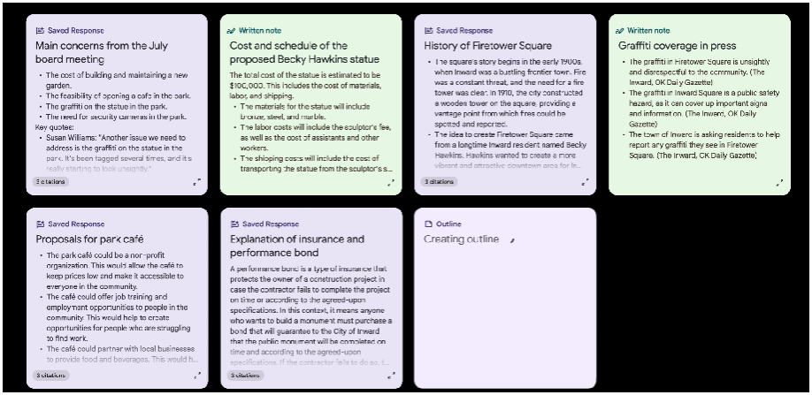 Structured formats for writing projects via NotebookLM: Notebook LM vs Obsidian