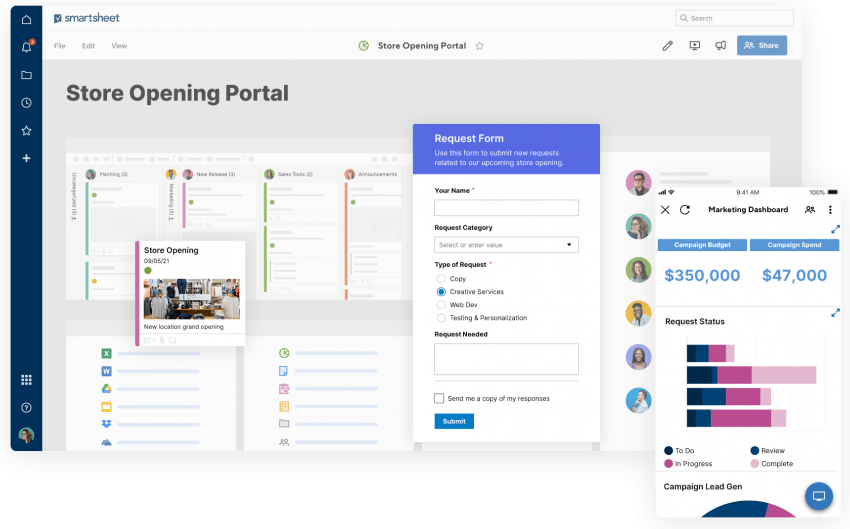 Smartsheet: airtable alternatives