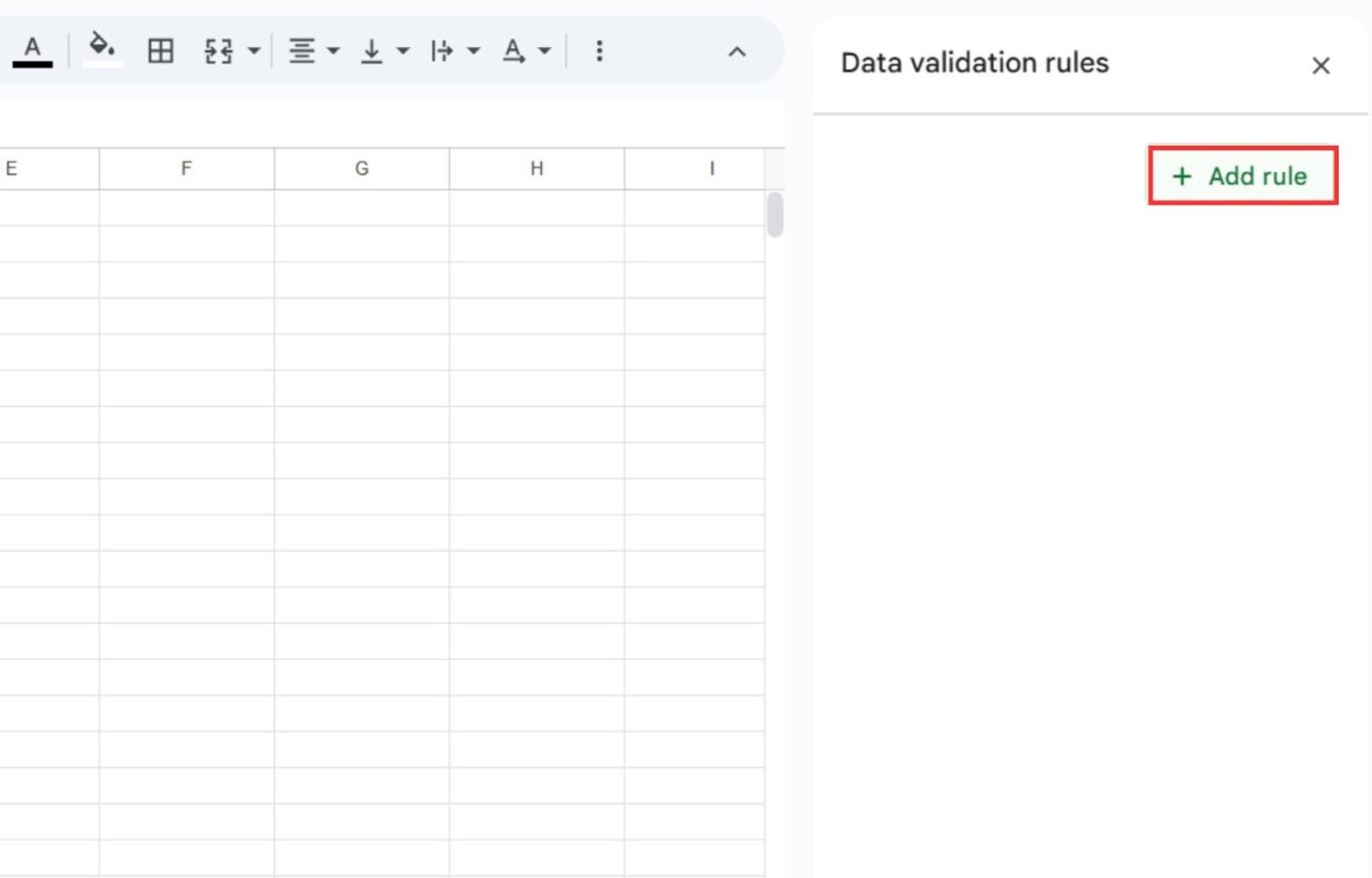 Add Rule: how to organize due dates in google sheets