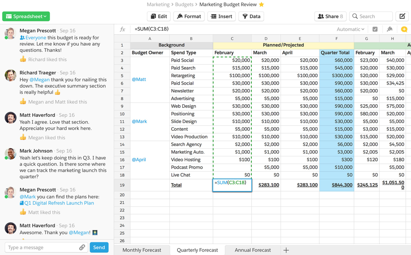 Quip: Excel Alternative