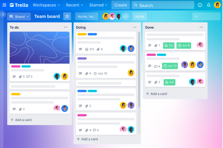 Trello: organization tools for students