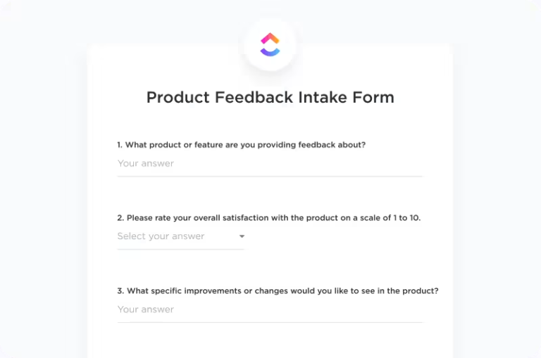 ClickUp Forms: Data Collection Methods