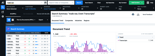 AlphaSense: Enterprise Search Software