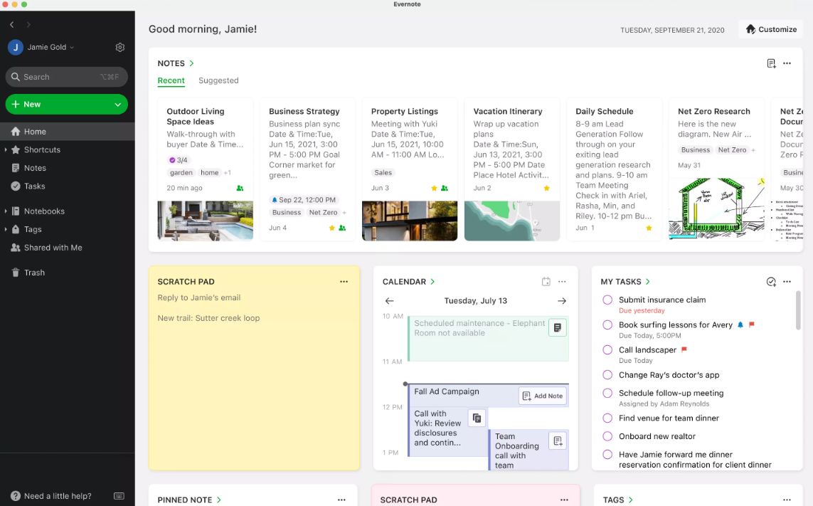 Evernote: ai tools for knowledge workers