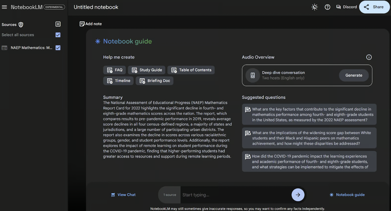 NotebookLM: The notebook guide: How to Use Notebook LM for Students