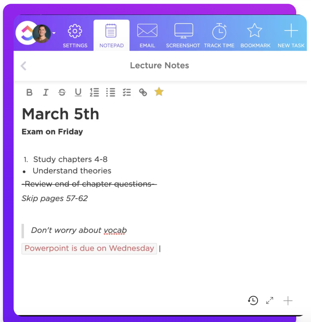 ClickUp Notepad: How to Use Notebook LM for Students