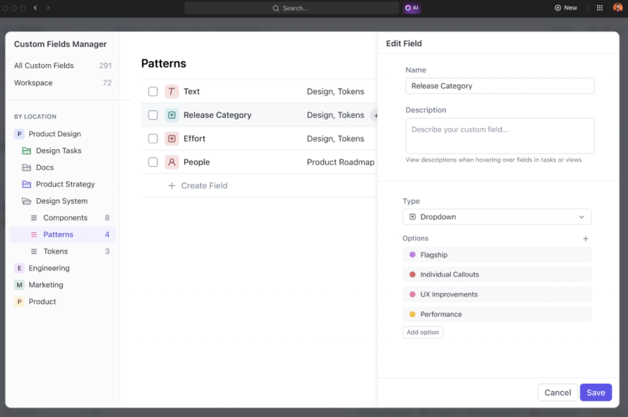 ClickUp’s Custom Fields: Risk Response Strategies