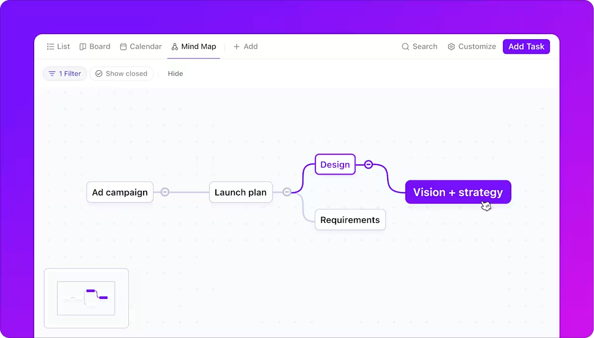 ClickUp Mind Maps