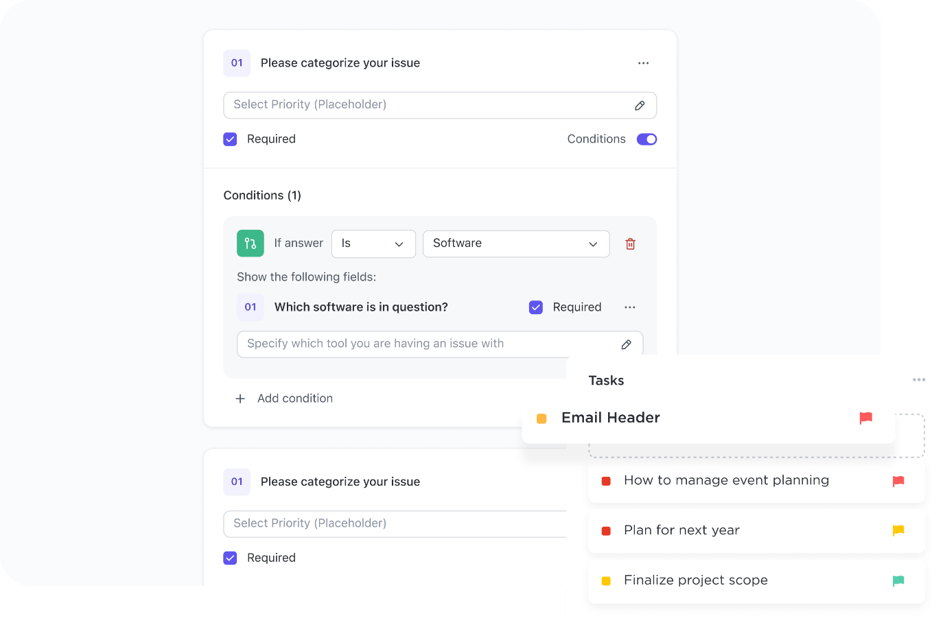 Use ClickUp Forms to conduct insights for project post-mortem