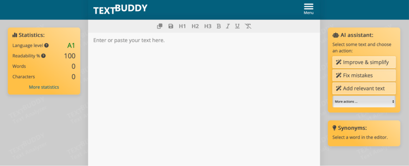 Textbuddy (Best for better readability)