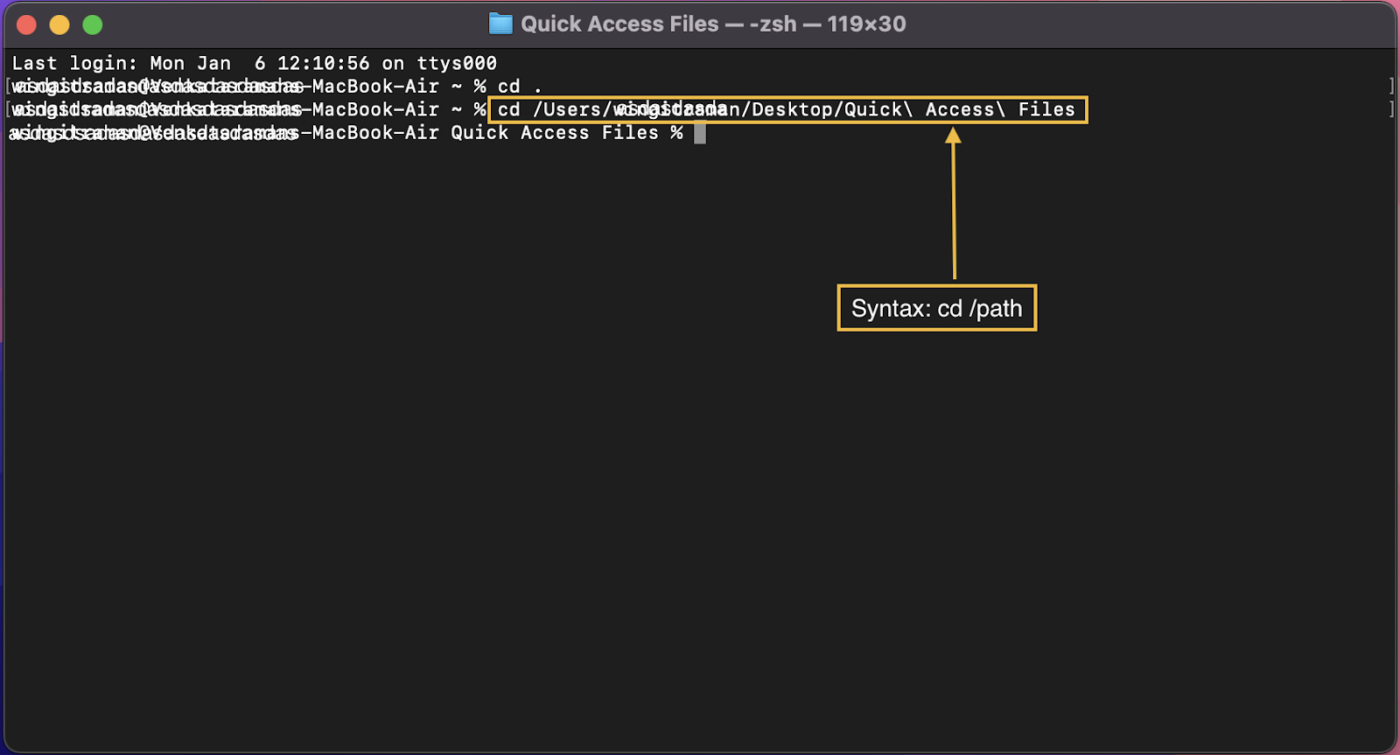 Using Terminal for advanced search