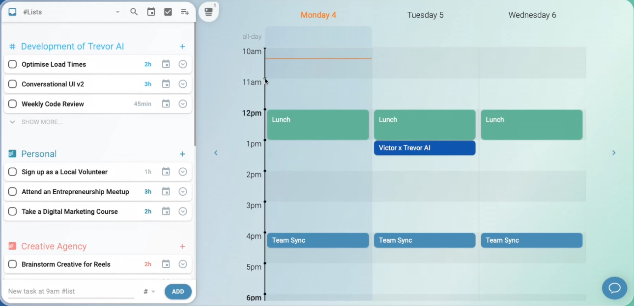 Trevor AI AI Task Manager
