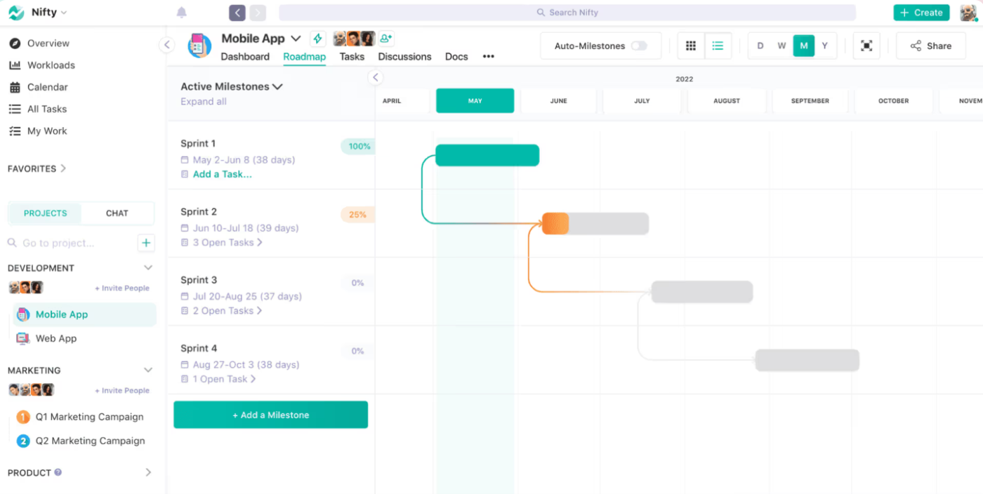 Nifty  Best Project Management Software for Individuals
