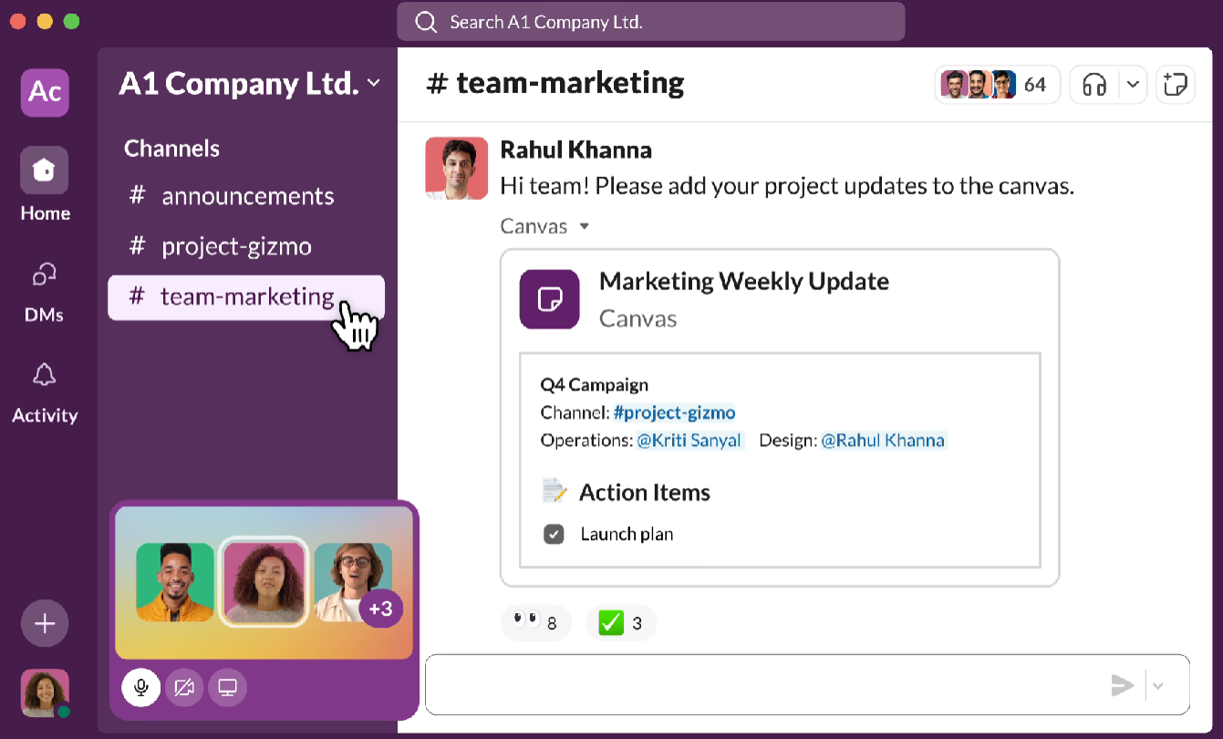 Slack All in One Messaging App