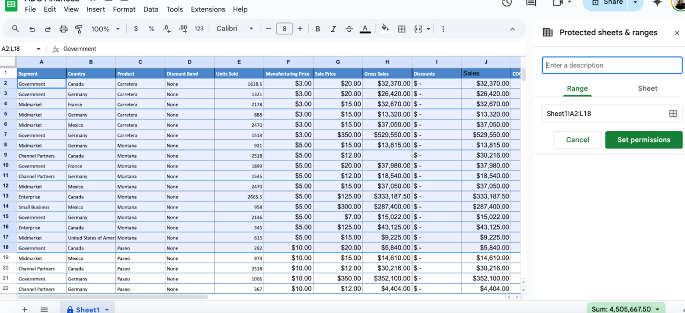 Unlock Cells in Google Sheets: How to Lock Cells in Google Sheets
