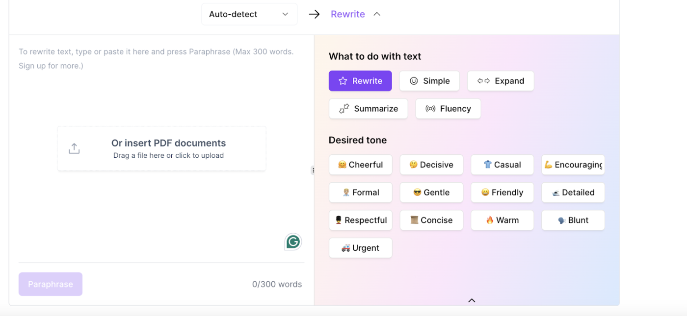 Textcortex ai tone rewriter