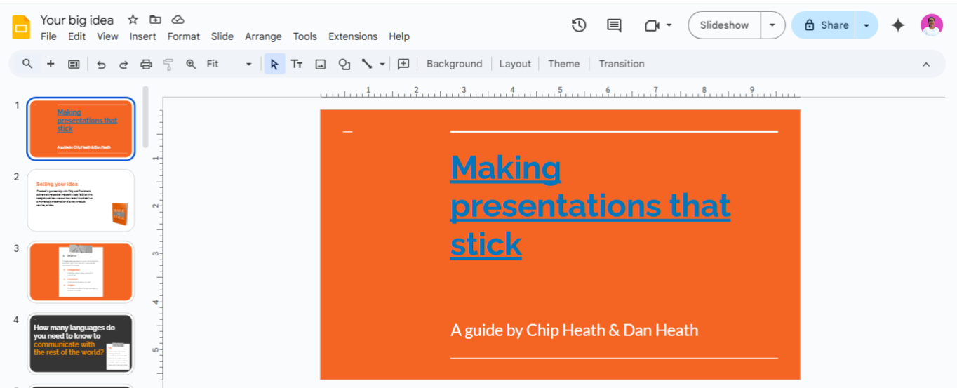  Click here to access audio : How to Add Audio to Google Slides