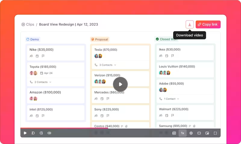 ClickUp: Best screen recorder online with advanced features