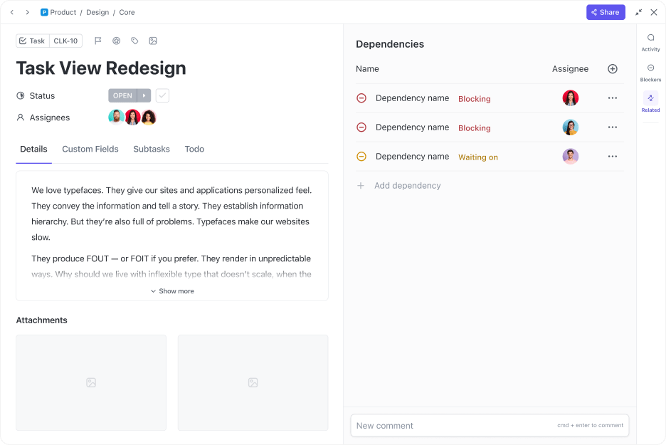 Zadania ClickUp: Ułatw ustalanie priorytetów zadań dzięki własnemu planerowi