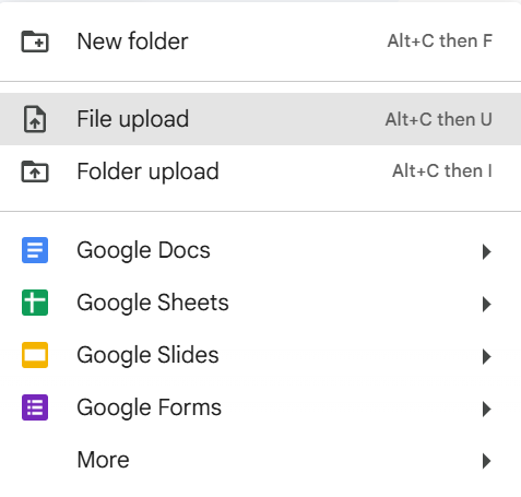 File Upload : How to Add Audio to Google Slides