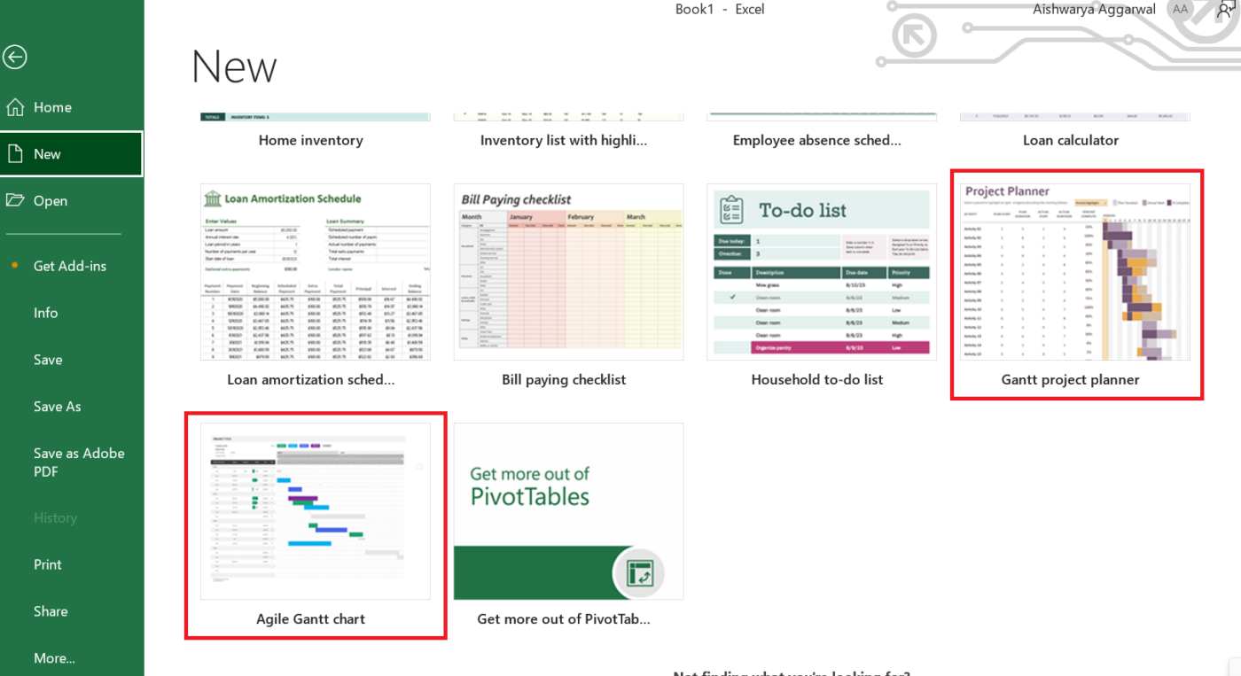 Gantt project planner :  how to make a construction schedule in excel