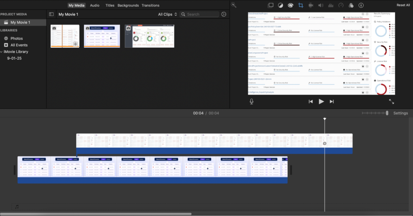 Import your screen recording : How to Crop a Screen Recording