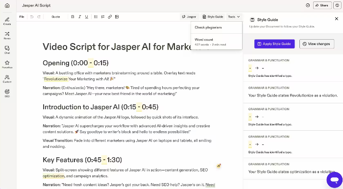 Jasper AI: AI Tools for Technical Writing