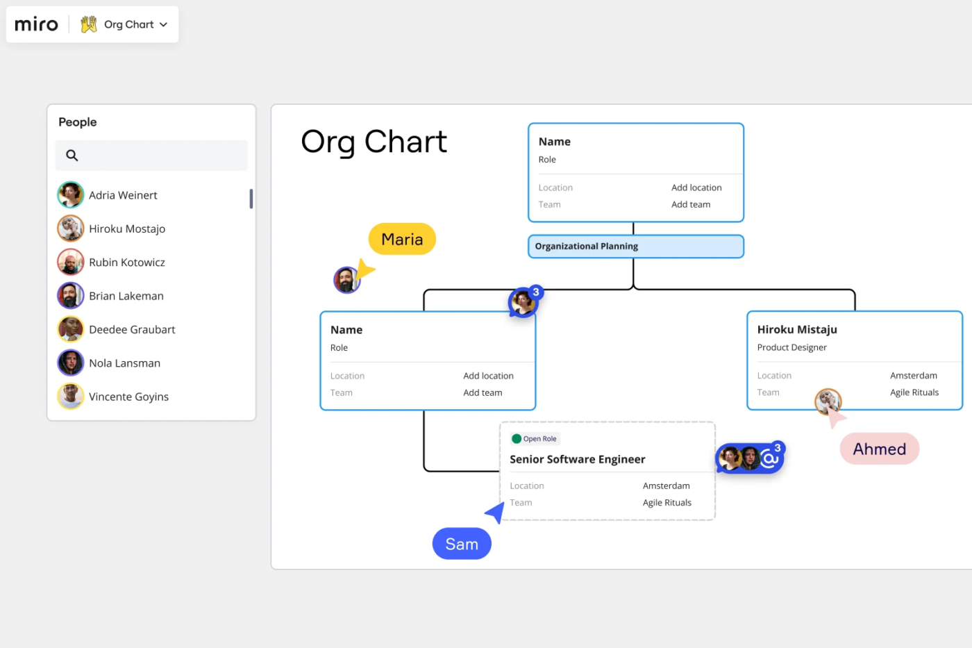 Miro- One of the best Org Chart Software 