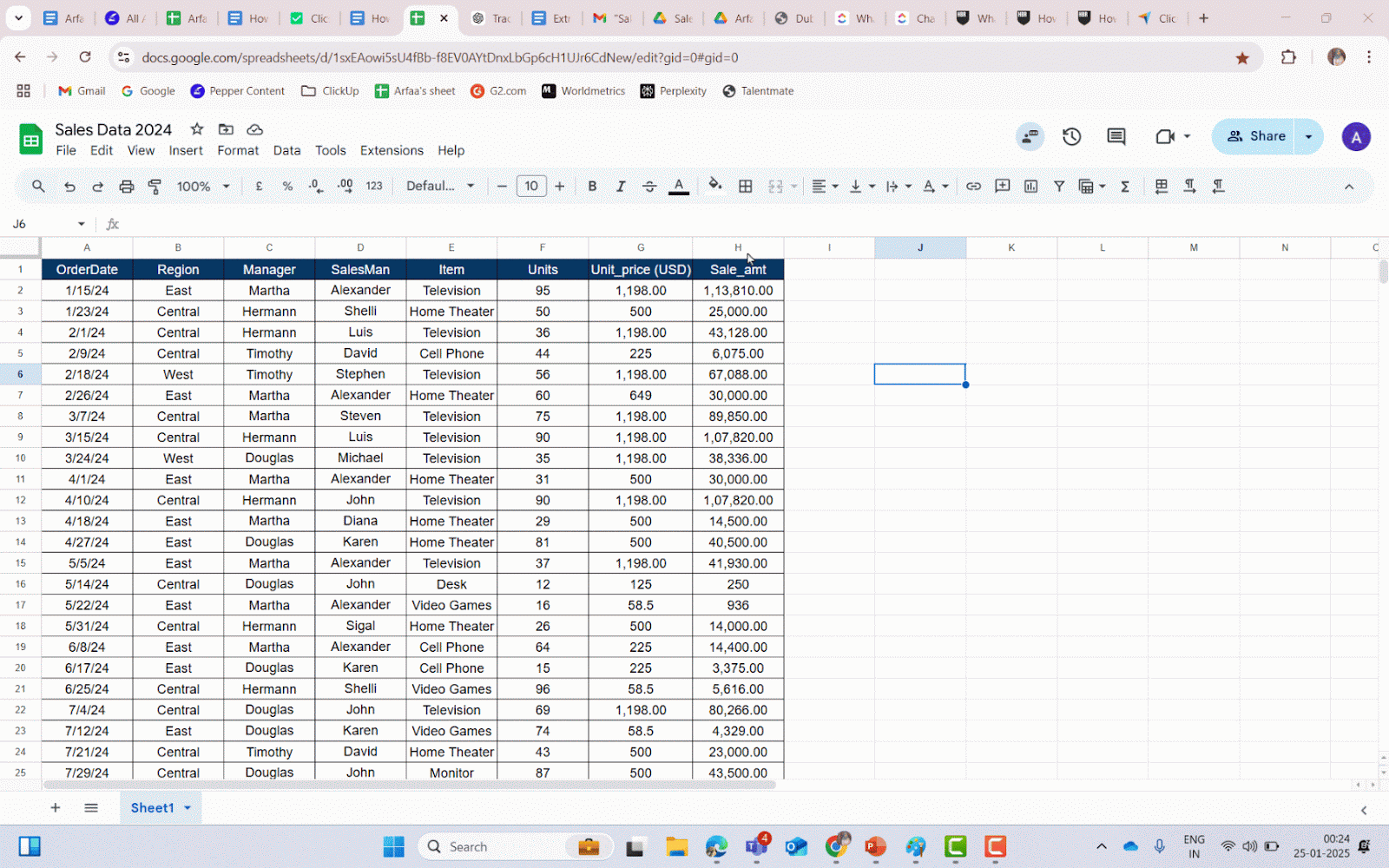 Protect Range Feature gif: how to track changes in google sheets